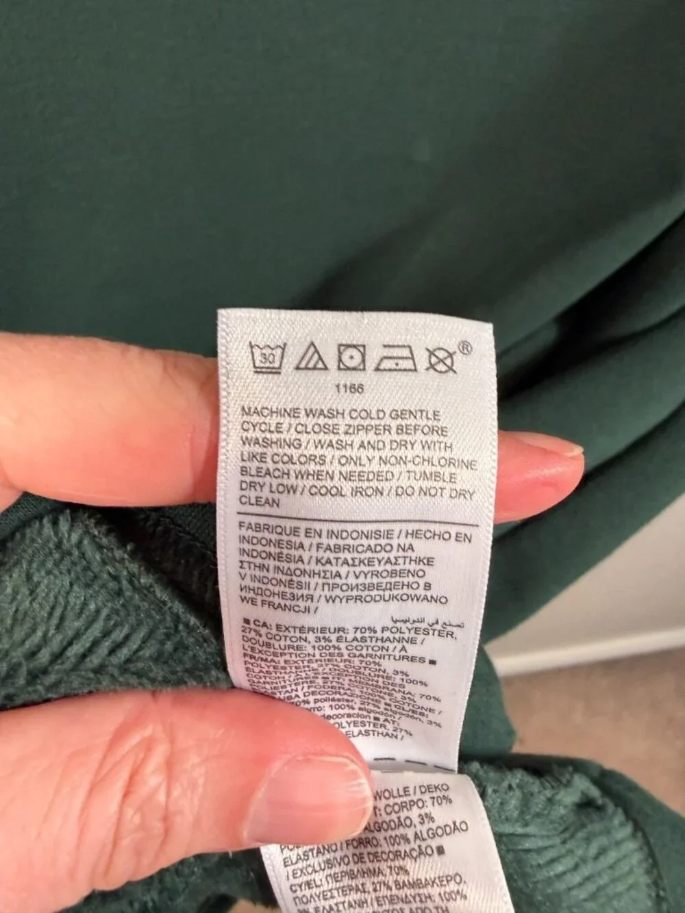 Athleta fleece lining